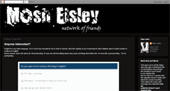 Desktop Screenshot of mosheisley.blogspot.com