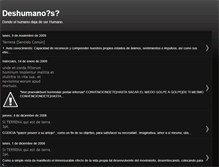 Tablet Screenshot of deshumano-submundo.blogspot.com