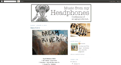 Desktop Screenshot of musicfrommyheadphones.blogspot.com