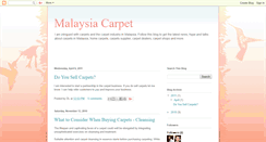 Desktop Screenshot of malaysia-carpet.blogspot.com