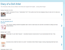 Tablet Screenshot of dollartist.blogspot.com