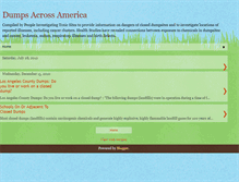 Tablet Screenshot of dumpsacrossamerica.blogspot.com