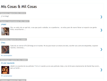Tablet Screenshot of miscosas-y-milcosas.blogspot.com