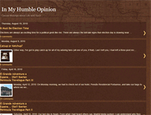 Tablet Screenshot of in-myhumbleopinion.blogspot.com