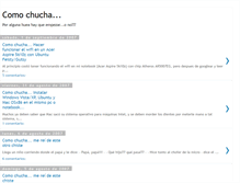 Tablet Screenshot of comochucha.blogspot.com