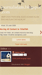 Mobile Screenshot of journalislam.blogspot.com