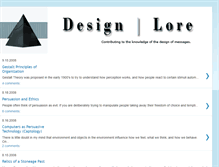 Tablet Screenshot of designlore.blogspot.com