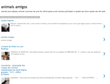 Tablet Screenshot of amiguinhosdosanimais.blogspot.com