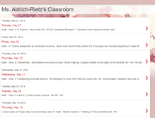 Tablet Screenshot of msaldrichrietzclassroom.blogspot.com