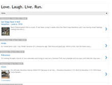 Tablet Screenshot of lovelaughliverun.blogspot.com