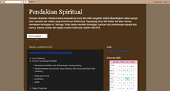 Desktop Screenshot of pendakianspiritual.blogspot.com