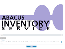 Tablet Screenshot of abacusinventoryservice.blogspot.com