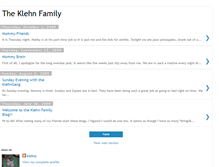 Tablet Screenshot of klehngangfamily.blogspot.com