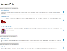 Tablet Screenshot of majalahpuisi.blogspot.com
