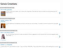 Tablet Screenshot of genascreations.blogspot.com