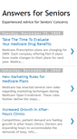 Mobile Screenshot of answersforseniors.blogspot.com