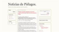 Desktop Screenshot of noticiasdepielagos.blogspot.com