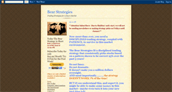 Desktop Screenshot of bearstrategiestrader.blogspot.com