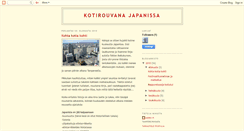 Desktop Screenshot of kotirouvanajapanissa.blogspot.com