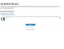 Tablet Screenshot of bidfirereview.blogspot.com