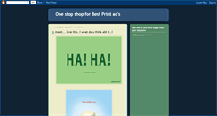 Desktop Screenshot of bestprintads.blogspot.com