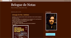 Desktop Screenshot of beloguedenotas.blogspot.com