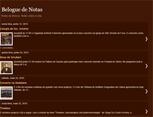 Tablet Screenshot of beloguedenotas.blogspot.com