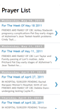 Mobile Screenshot of centralprayerlist.blogspot.com