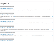 Tablet Screenshot of centralprayerlist.blogspot.com
