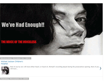 Tablet Screenshot of justice4mj.blogspot.com