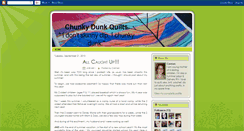 Desktop Screenshot of chunkydunkquilts.blogspot.com