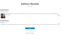 Tablet Screenshot of kathleenreynolds.blogspot.com