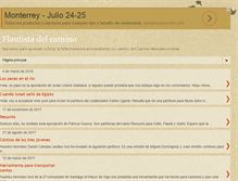 Tablet Screenshot of flautistadelcamino.blogspot.com