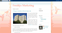 Desktop Screenshot of freddys-marketing.blogspot.com