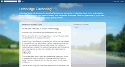 Desktop Screenshot of lethbridgegardening.blogspot.com