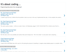 Tablet Screenshot of codinggod.blogspot.com