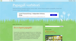Desktop Screenshot of papagali-vorbitori.blogspot.com