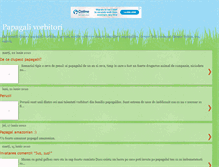 Tablet Screenshot of papagali-vorbitori.blogspot.com