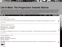 Tablet Screenshot of lifeinmute.blogspot.com