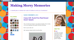 Desktop Screenshot of makingmerrymemories.blogspot.com