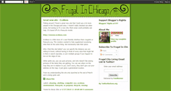 Desktop Screenshot of frugalinchicago.blogspot.com