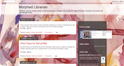 Desktop Screenshot of morphedlibrarian.blogspot.com