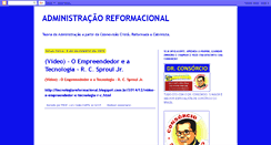 Desktop Screenshot of administracaoreformacional.blogspot.com