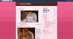 Desktop Screenshot of briannaobrien.blogspot.com