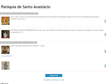 Tablet Screenshot of paroquiasantoanastacio.blogspot.com