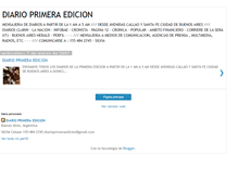 Tablet Screenshot of diarioprimeraedicion.blogspot.com