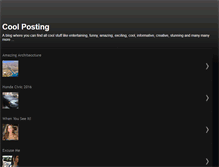 Tablet Screenshot of cool-posting.blogspot.com