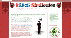 Desktop Screenshot of gatossindicales.blogspot.com