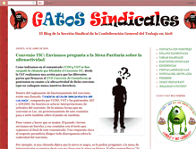 Tablet Screenshot of gatossindicales.blogspot.com