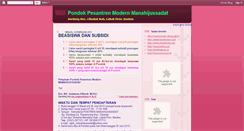 Desktop Screenshot of ppmmodernmanahijussadat.blogspot.com